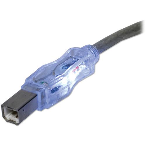 QVS USB 2.0 Male to Male Translucent Cable CC2209C-06ORL, QVS, USB, 2.0, Male, to, Male, Translucent, Cable, CC2209C-06ORL,