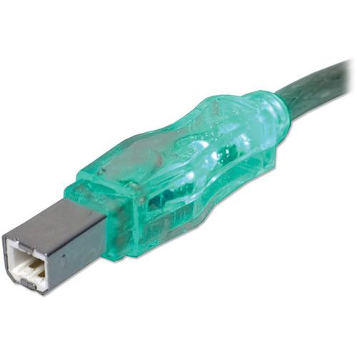 QVS USB 2.0 Male to Male Translucent Cable CC2209C-06RDL