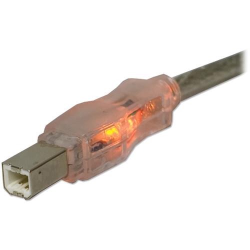 QVS USB 2.0 Male to Male Translucent Cable CC2209C-06RDL