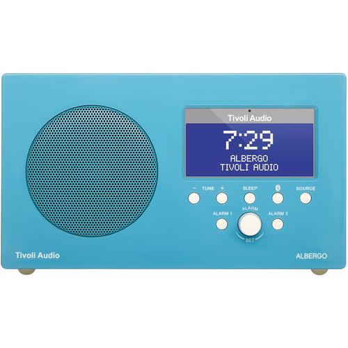 Tivoli Albergo Clock Radio (Gloss Blue/White) ALBGBL, Tivoli, Albergo, Clock, Radio, Gloss, Blue/White, ALBGBL,