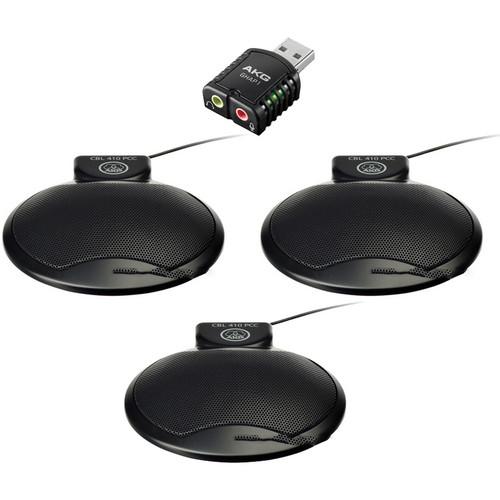 AKG CBL 410 Microphone Conference Set with USB 3177H00110, AKG, CBL, 410, Microphone, Conference, Set, with, USB, 3177H00110,