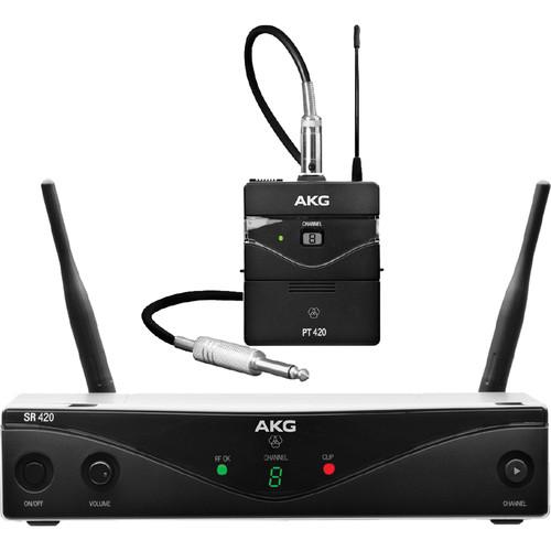 AKG WMS420 UHF Wireless Instrumental System 3415H00010, AKG, WMS420, UHF, Wireless, Instrumental, System, 3415H00010,