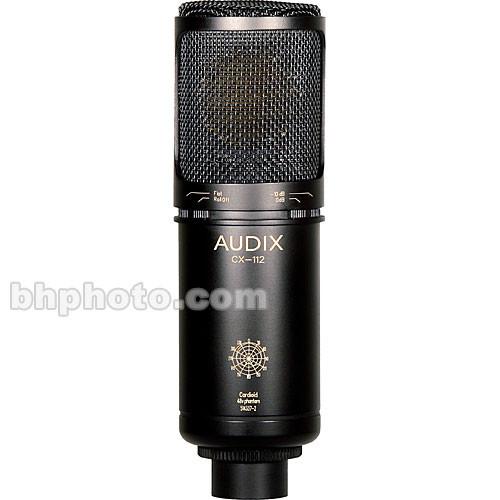 Audix CX112B Studio Condenser Microphone (Matched Pair) CX112BMP, Audix, CX112B, Studio, Condenser, Microphone, Matched, Pair, CX112BMP