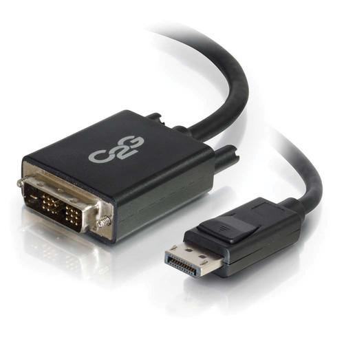 C2G DisplayPort Male to Single Link DVI-D Male Adapter 54328, C2G, DisplayPort, Male, to, Single, Link, DVI-D, Male, Adapter, 54328,