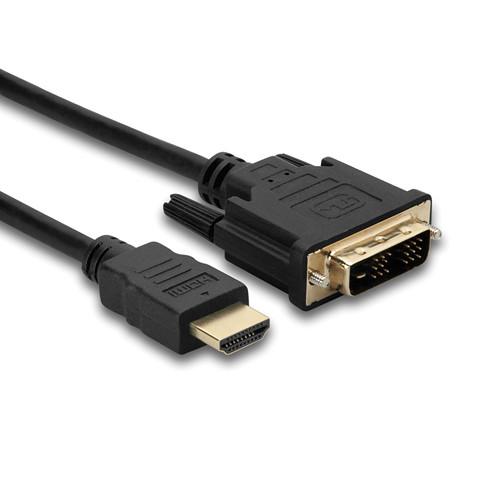 Hosa Technology Standard Speed HDMI Male to DVI-D Male HDMD-406