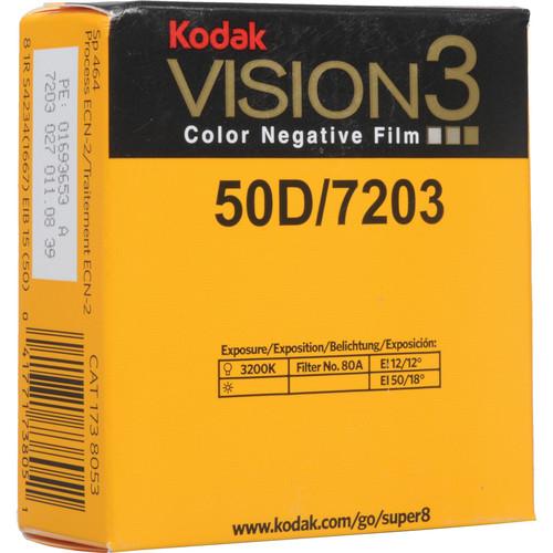 Kodak VISION3 50D Color Negative Film #7203 1738053, Kodak, VISION3, 50D, Color, Negative, Film, #7203, 1738053,