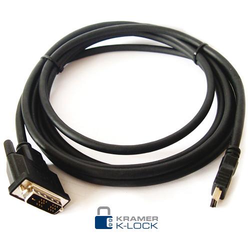 Kramer HDMI Male to DVI Male Video Cable (0.5') C-HM/DM-0.5