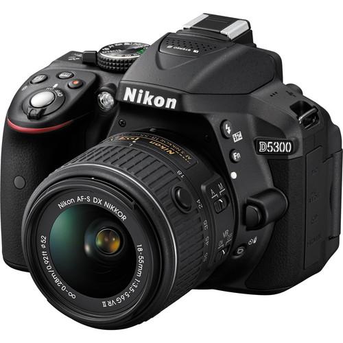 Nikon D5300 DSLR Camera with 18-55mm Lens (Black) 1522, Nikon, D5300, DSLR, Camera, with, 18-55mm, Lens, Black, 1522,