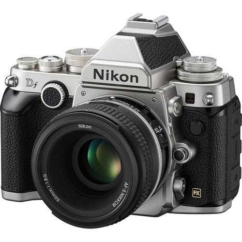 Nikon Df DSLR Camera with 50mm f/1.8 Lens (Black) 1527, Nikon, Df, DSLR, Camera, with, 50mm, f/1.8, Lens, Black, 1527,
