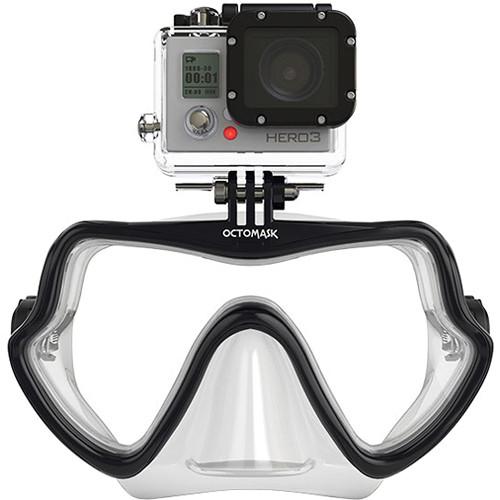 OCTOMASK Frameless Scuba Mask for GoPro Camera (Clear) 202