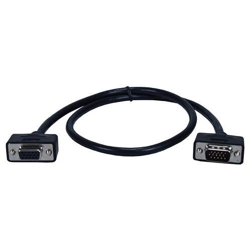 QVS QXGA HD15 Male to HD15 Female Extension Cable CC320M1-15