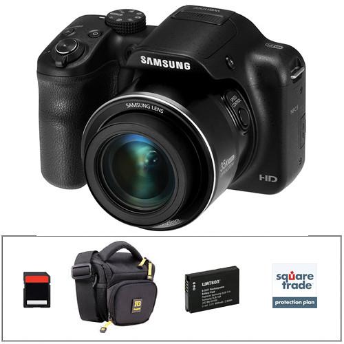 Samsung WB1100F Smart Digital Camera Deluxe Kit (Red), Samsung, WB1100F, Smart, Digital, Camera, Deluxe, Kit, Red,