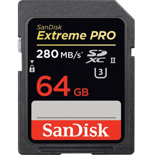 SanDisk 16GB Extreme PRO SDHC UHS-II Memory Card