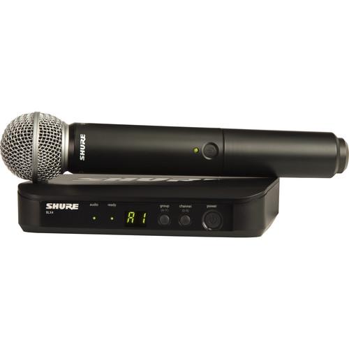 Shure BLX24 Vocal Wireless System With SM58 Mic BLX24/SM58-H8, Shure, BLX24, Vocal, Wireless, System, With, SM58, Mic, BLX24/SM58-H8