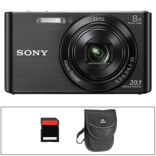 Sony  DSC-W830 Digital Camera Basic Kit (Black), Sony, DSC-W830, Digital, Camera, Basic, Kit, Black, , Video