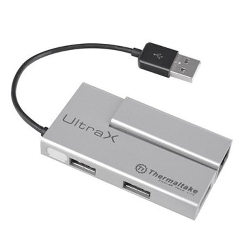 Thermaltake Ultra X 4-Port USB 2.0 Hub with Ethernet AC0037, Thermaltake, Ultra, X, 4-Port, USB, 2.0, Hub, with, Ethernet, AC0037,
