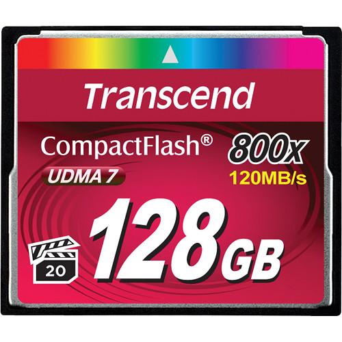 Transcend 64GB 800x CompactFlash Memory Card UDMA TS64GCF800