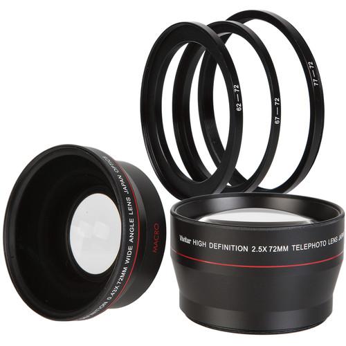 Vivitar 37mm Wide-Angle and Telephoto Adapter Lens Kit