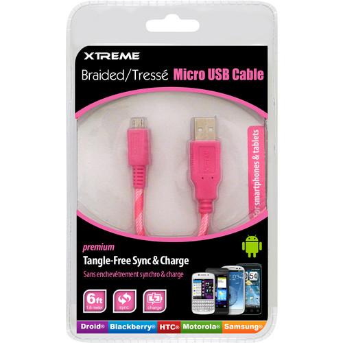 Xtreme Cables Micro USB 2.0 Sync and Charge Cable 92393, Xtreme, Cables, Micro, USB, 2.0, Sync, Charge, Cable, 92393,