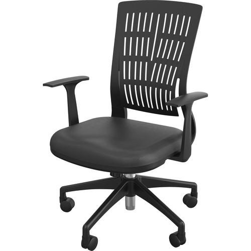 Balt Fly Mid Back Office Chair with Fixed Arms (Black) 34741