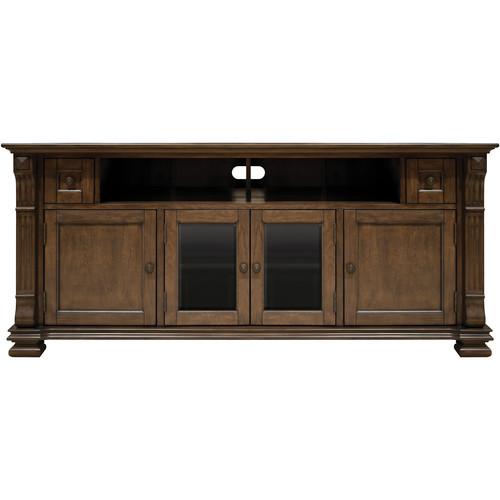Bell'O PR45 Cocoa Finish Wood Home Entertainment Cabinet PR45