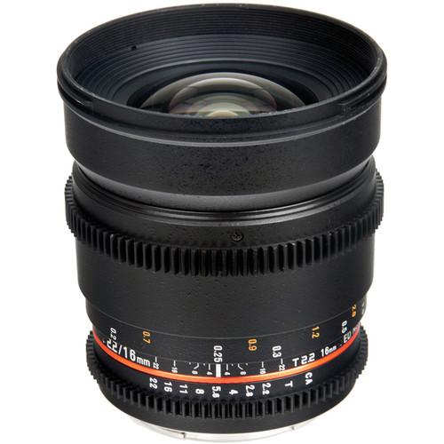 Bower 16mm T2.2 Cine Lens for Fujifilm X Mount SLY16VDFXB