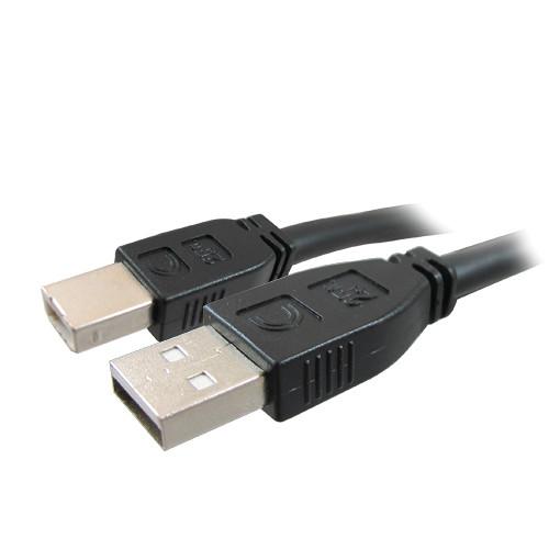 Comprehensive Pro AV/IT Active Plenum USB A Male USB2-AB-25PROAP, Comprehensive, Pro, AV/IT, Active, Plenum, USB, A, Male, USB2-AB-25PROAP