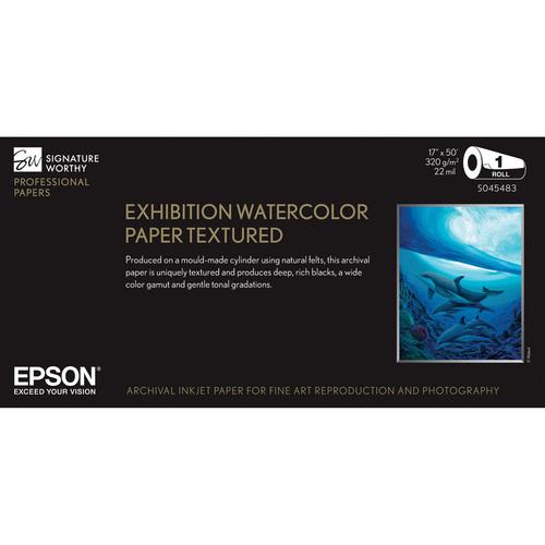 Epson Exhibition Watercolor Paper Textured S045484, Epson, Exhibition, Watercolor, Paper, Textured, S045484,