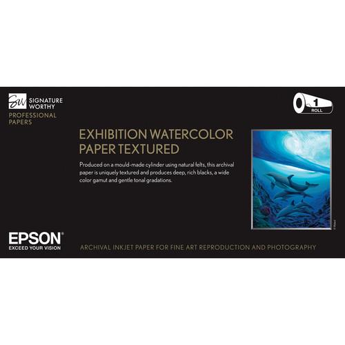 Epson Exhibition Watercolor Paper Textured S045484, Epson, Exhibition, Watercolor, Paper, Textured, S045484,