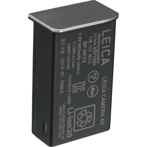 Leica BP-DC13 Lithium-Ion Battery (7.2V, 985mAh, Black) 18773, Leica, BP-DC13, Lithium-Ion, Battery, 7.2V, 985mAh, Black, 18773