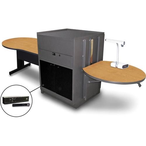 Marvel Vizion Keyhole Table with Media Center MVMTKA4830OKDT-H, Marvel, Vizion, Keyhole, Table, with, Media, Center, MVMTKA4830OKDT-H