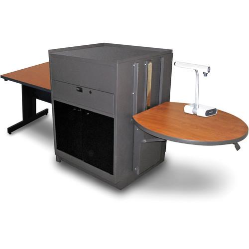 Marvel Vizion Rectangular Table with Media Center MVMTRA3630OKDT, Marvel, Vizion, Rectangular, Table, with, Media, Center, MVMTRA3630OKDT