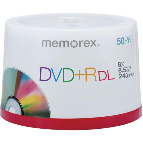 Memorex  DVD R 8.5GB 8x Double Layer Discs 05844