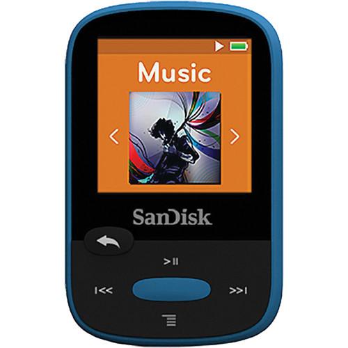 SanDisk 4GB Clip Sport MP3 Player (Red) SDMX24-004G-A46R, SanDisk, 4GB, Clip, Sport, MP3, Player, Red, SDMX24-004G-A46R,