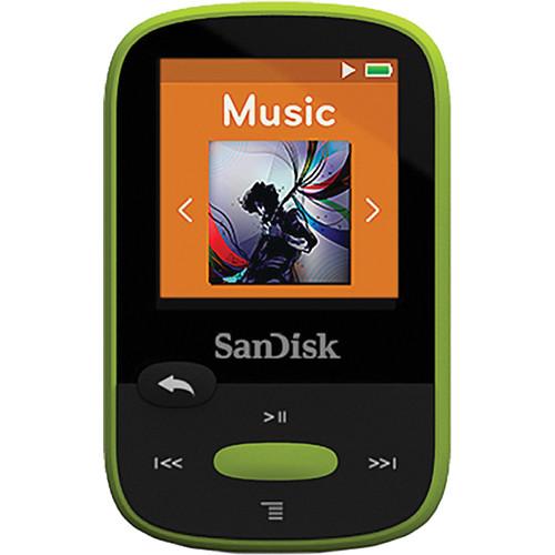 SanDisk 4GB Clip Sport MP3 Player (Yellow) SDMX24-004G-A46Y, SanDisk, 4GB, Clip, Sport, MP3, Player, Yellow, SDMX24-004G-A46Y,