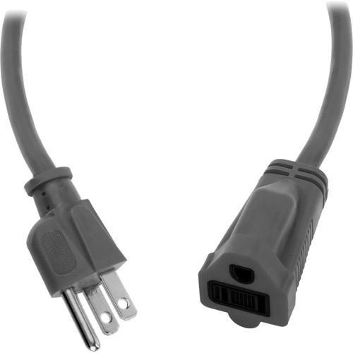 Watson 25 ft AC Power Extension Cord 14 AWG (Gray) ACE14-25G