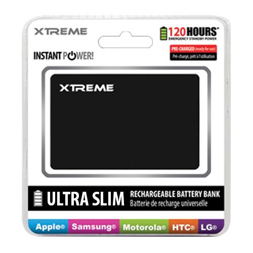 Xtreme Cables Ultra-Thin Power Card Battery Bank (Blue) 89182