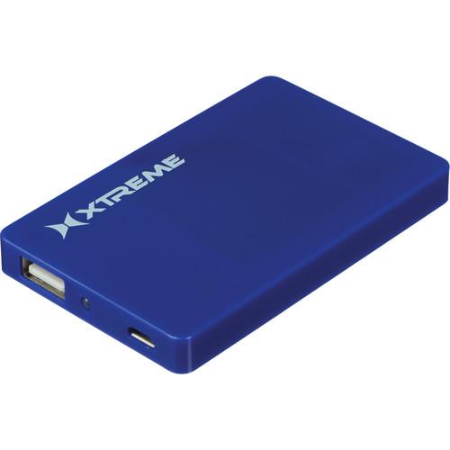 Xtreme Cables Ultra-Thin Power Card Battery Bank (Blue) 89182, Xtreme, Cables, Ultra-Thin, Power, Card, Battery, Bank, Blue, 89182