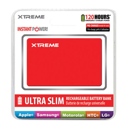 Xtreme Cables Ultra-Thin Power Card Battery Bank (Blue) 89182