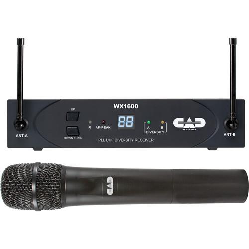 CAD WX1600 UHF 100-Channel Frequency Agile Handheld WX1600