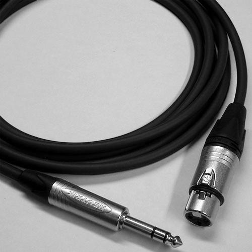 Canare Starquad XLRF-TRSM Cable (Black, 100') CATMXF100, Canare, Starquad, XLRF-TRSM, Cable, Black, 100', CATMXF100,