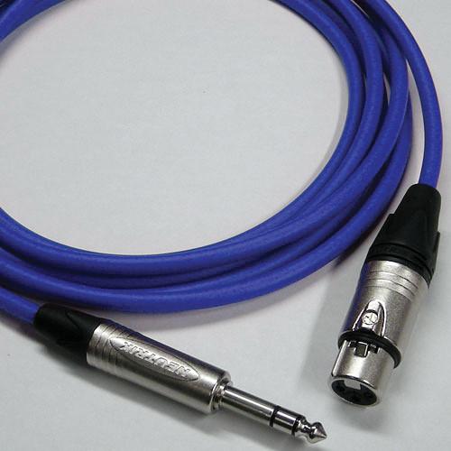 Canare Starquad XLRF-TRSM Cable (Blue, 75') CATMXF075BL, Canare, Starquad, XLRF-TRSM, Cable, Blue, 75', CATMXF075BL,