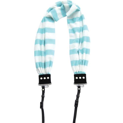 Capturing Couture Scarf Camera Strap (Gray-Striped) SCARF-STGY
