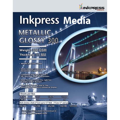 Inkpress Media  Metallic Gloss 300 Paper MPH24100