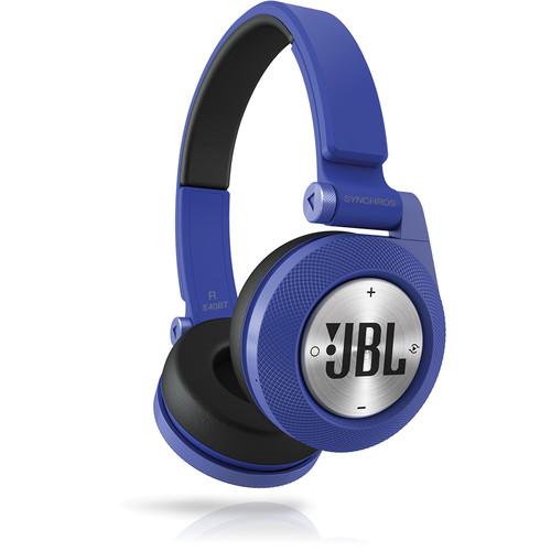 JBL Synchros E40BT Bluetooth On-Ear Headphones (Blue) E40BTBLU, JBL, Synchros, E40BT, Bluetooth, On-Ear, Headphones, Blue, E40BTBLU