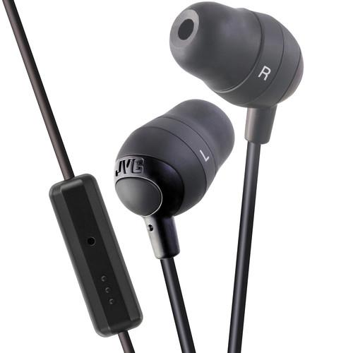 JVC HA-FR37 Marshmallow Inner-Ear Headphones (Black) HAFR37B, JVC, HA-FR37, Marshmallow, Inner-Ear, Headphones, Black, HAFR37B,