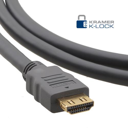 Kramer Standard HDMI Male Cable with Ethernet (6') C-HM/HM/ETH-6, Kramer, Standard, HDMI, Male, Cable, with, Ethernet, 6', C-HM/HM/ETH-6