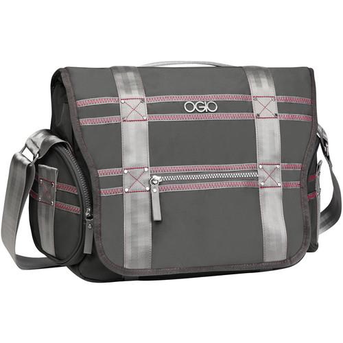 OGIO Monaco Messenger Bag (Gray & Pink) 114010.442