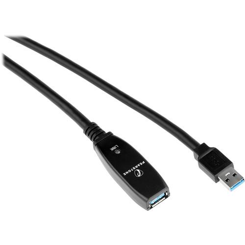 Pearstone 16' USB 3.0 Extension Cable with Booster USB3-AFAM16A, Pearstone, 16', USB, 3.0, Extension, Cable, with, Booster, USB3-AFAM16A