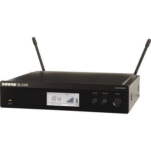 Shure BLX4R Single-Channel Wireless Rackmount Receiver BLX4R-J10, Shure, BLX4R, Single-Channel, Wireless, Rackmount, Receiver, BLX4R-J10